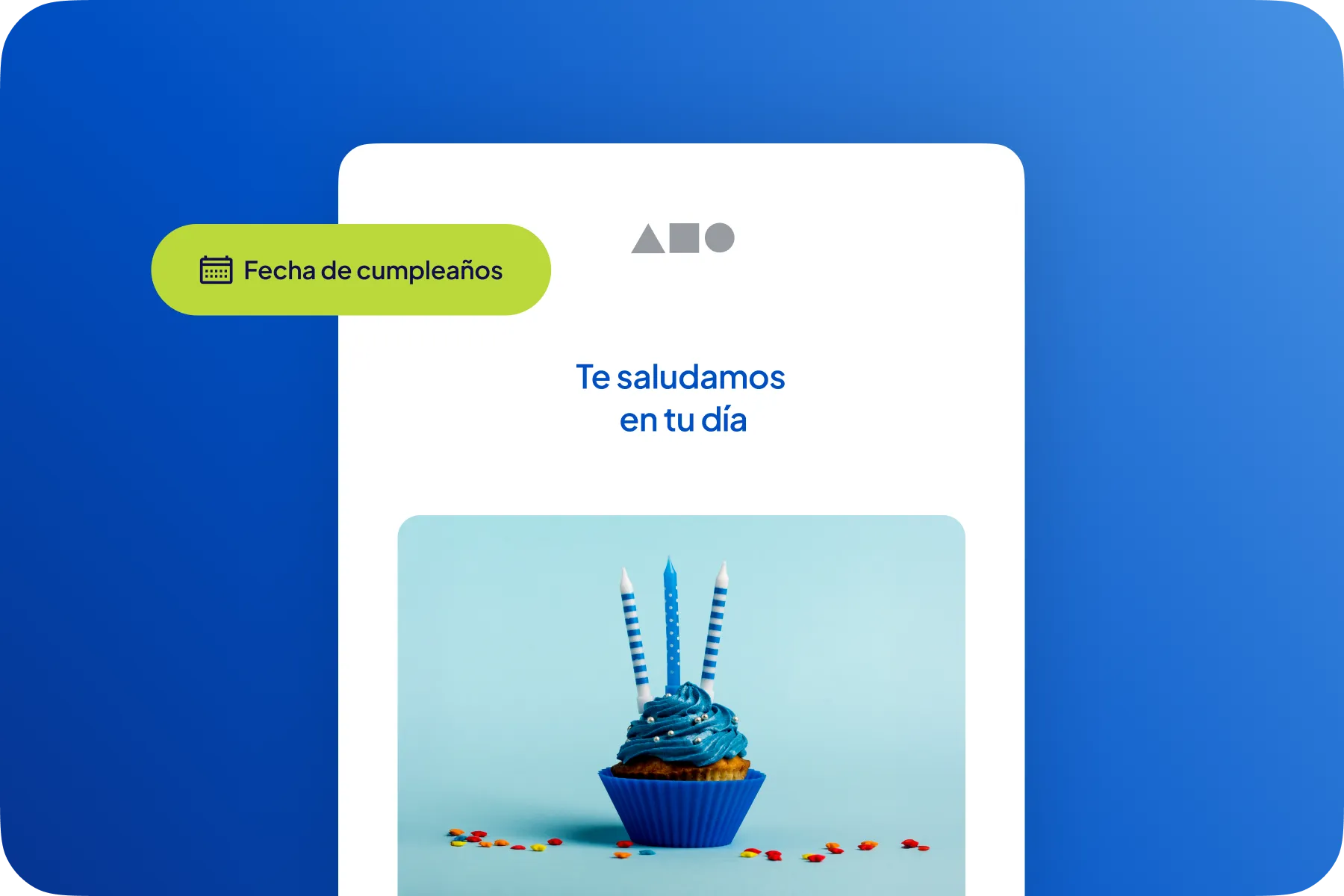Imagen automation de saludo de cumpleaños
