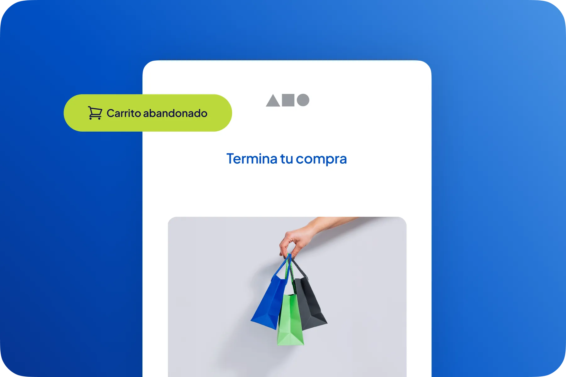 Imagen automation de carrito abandonado