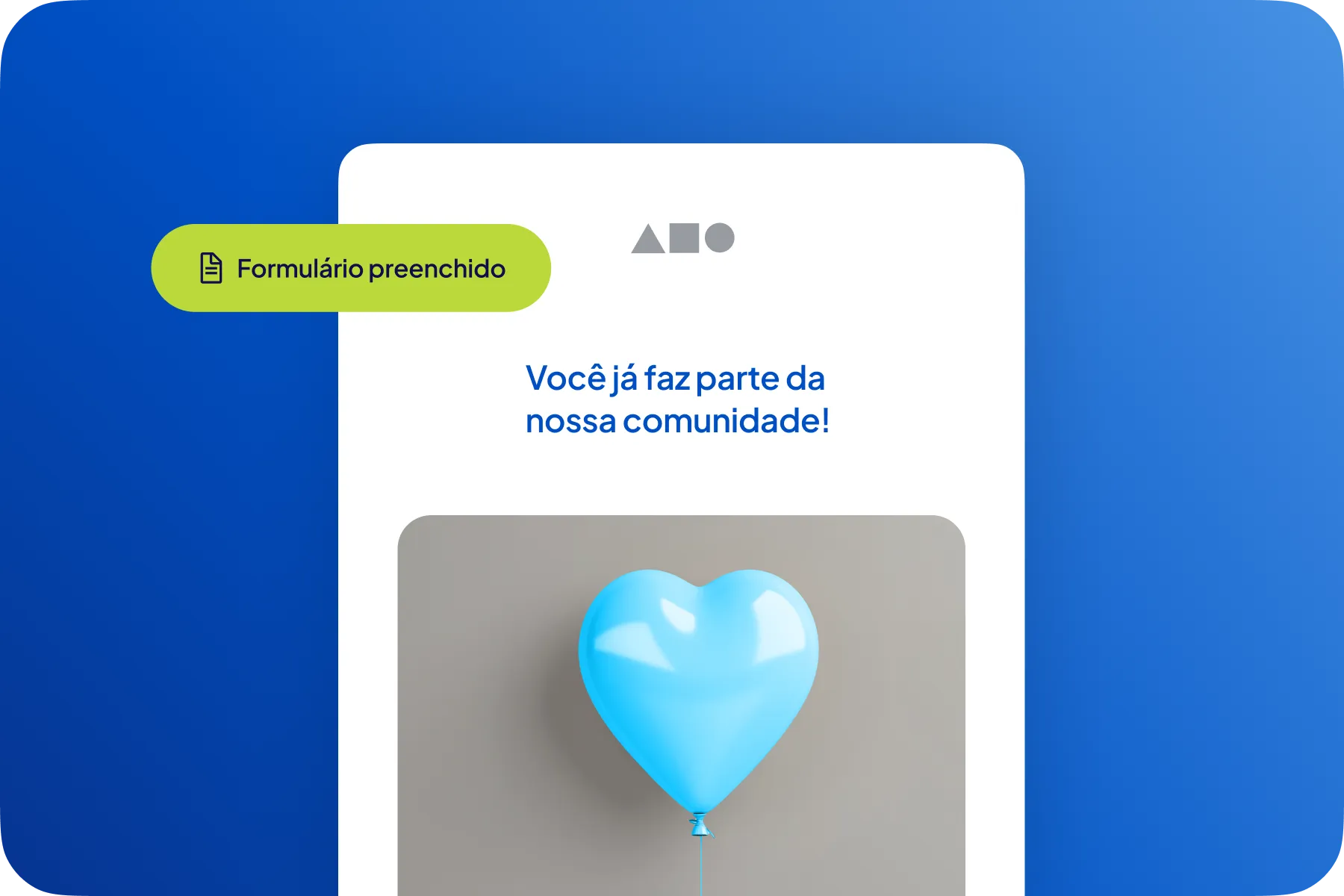 Imagem automação de boas-vindas